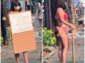 Heboh! Dinar Candy cuma Pakai Bikini Pink Mondar-mandir di Pinggir Jalan: Saya Stres!