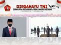 HUT TNI ke-76, Presiden Jokowi: Keberhasilan Penanganan Pandemi Covid-19 tak Lepas dari Peran Besar TNI