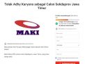 Tolak Adhy Karyono sebagai Calon Sekdaprov, MAKI Jatim Luncurkan Petisi Penolakan