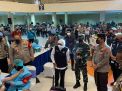 Puncak Rangkaian HUT Lalu Lintas Bhayangkara ke-66: Vaksinasi Covid-19 bagi Pemulung dan Tuna Wisma