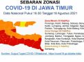 22 Kabupaten/Kota di Jatim Zona Oranye, 15 masih Merah, dan cuma 1 yang Kuning, Ini Daftar Lengkapnya