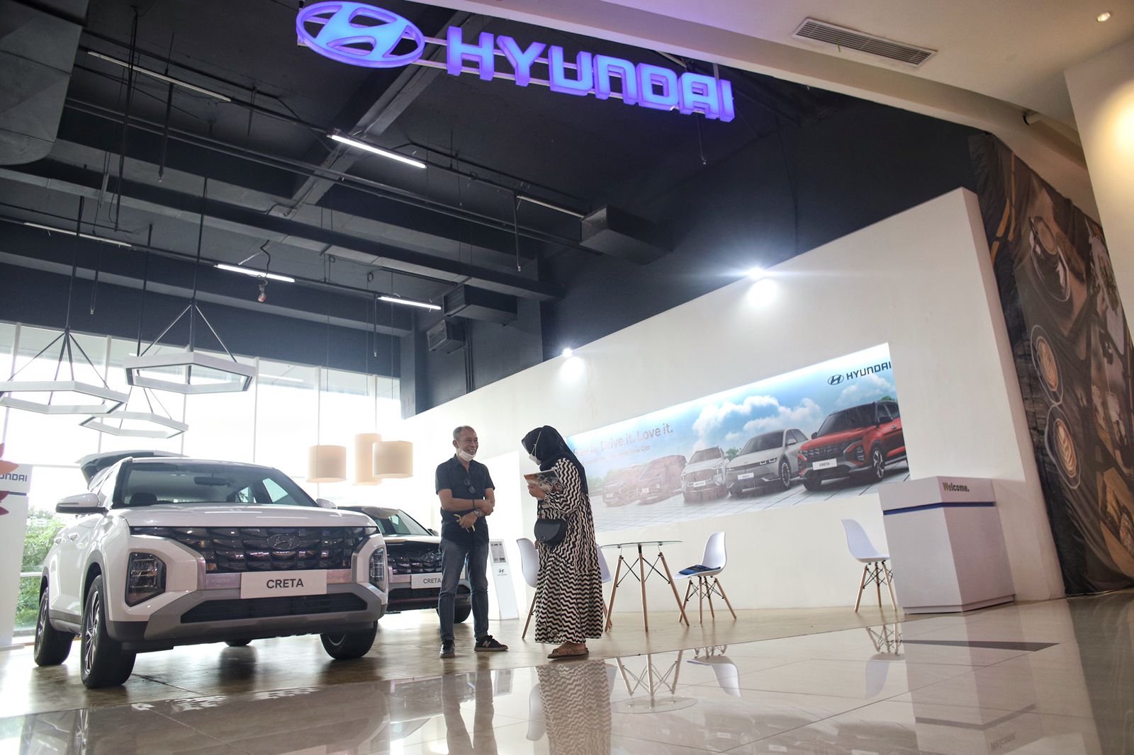 Hyundai Exhibition yang digelar Icon Mall Gresik