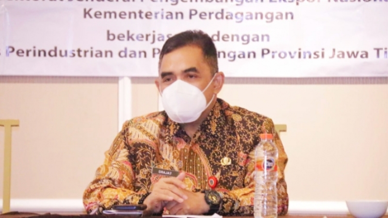 Kepala Dinas Perindustrian dan Perdagangan Jatim, Drajat Irawan. (Humas Disperindag Jatim)