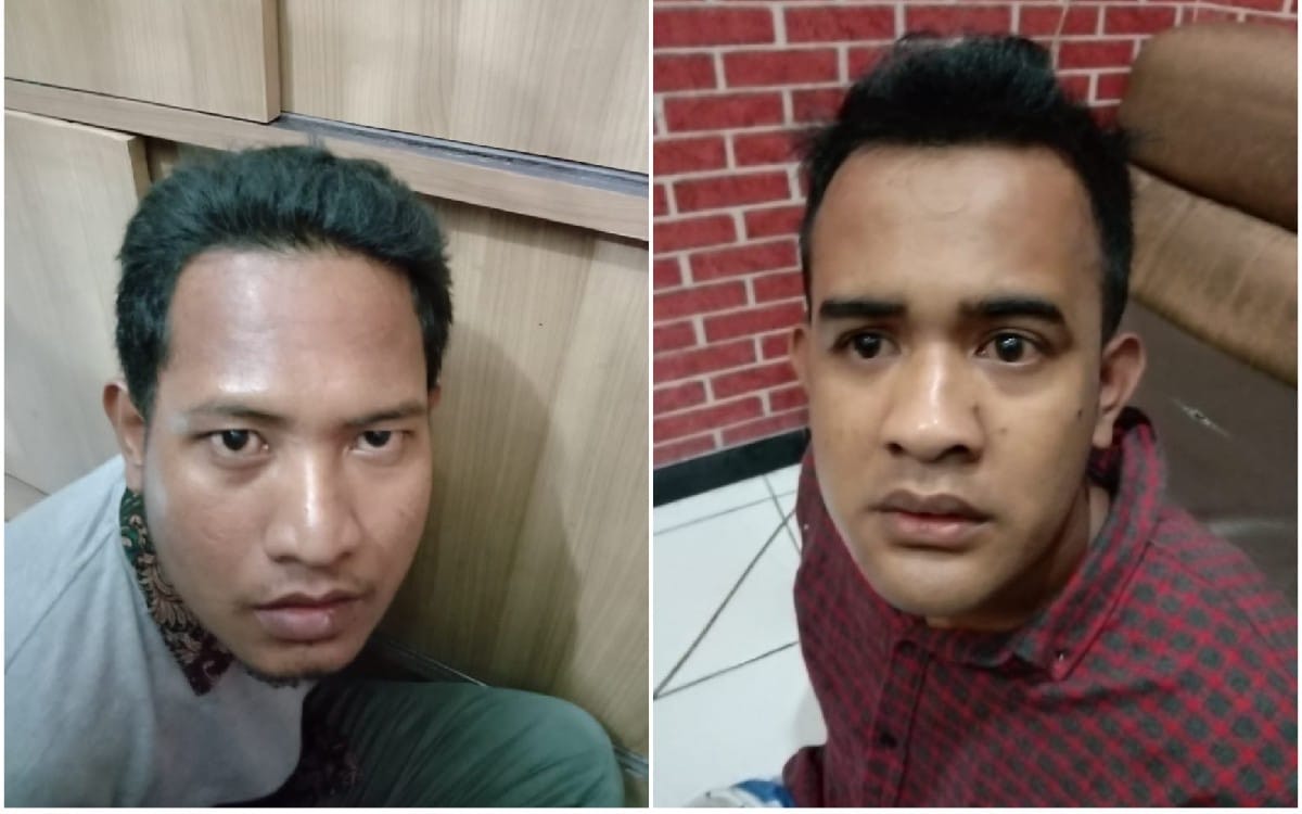 Dua pengangguran asal Bangkalan sebagai pelaku curanmor diamankan Unit Reskrim Polsek Bubutan 
