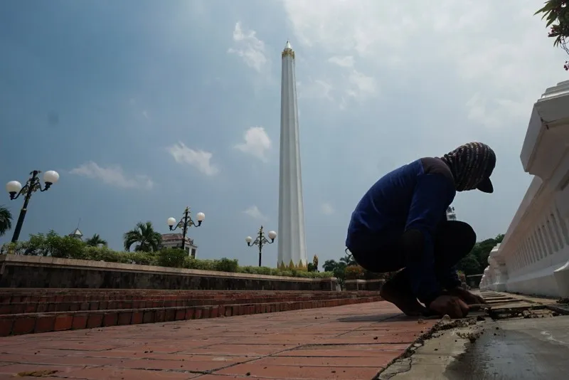 FOTO: Sambut 10 November, Tugu Pahlawan Masih Tutup