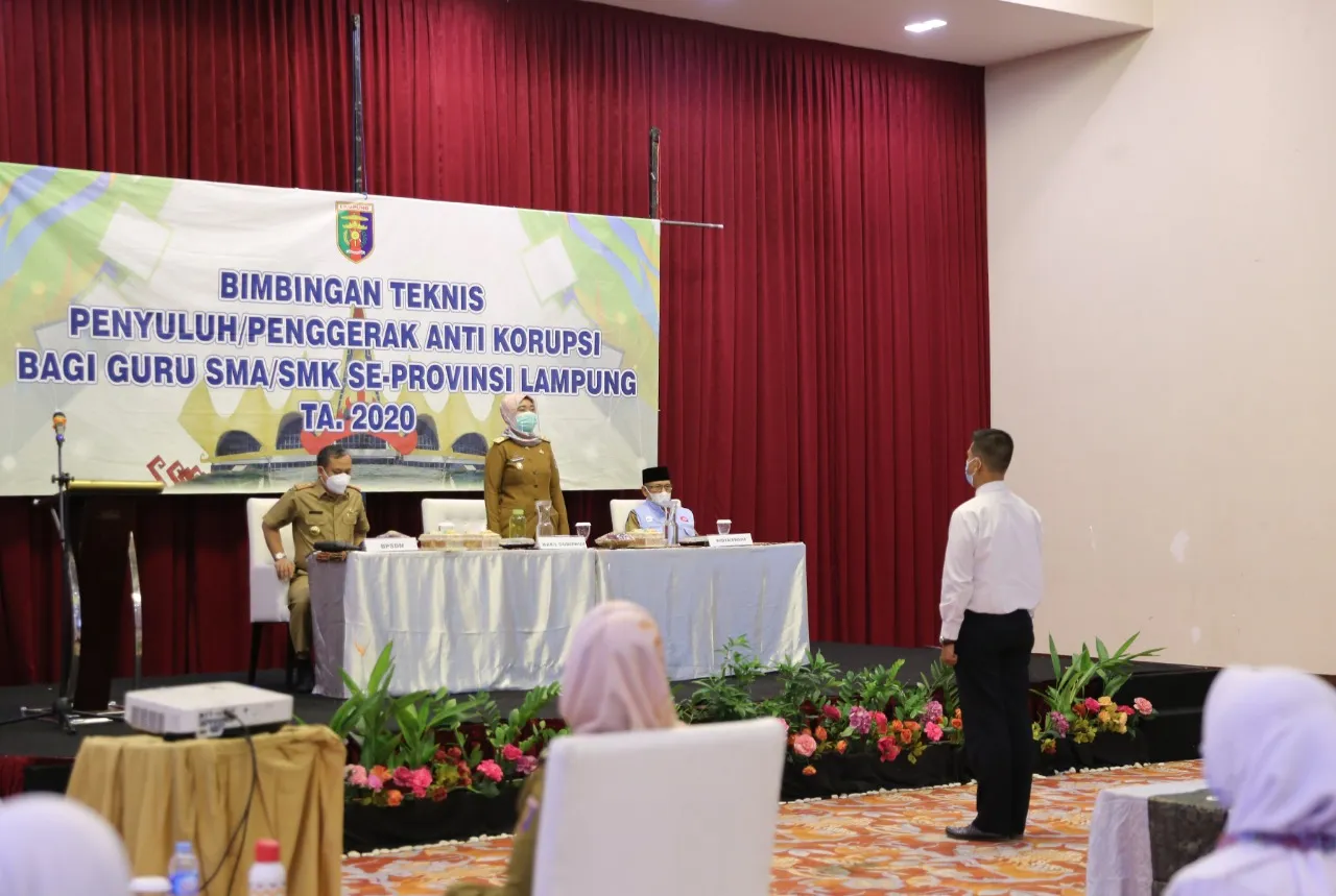 Perangi Korupsi, Ini Strategi Pemprov Lampung untuk Guru SMA-SMK