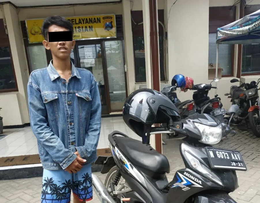 Pelaku Curanmor di Ruko Mega Galaxy dan Kampus Stikosa-AWS Ditangkap