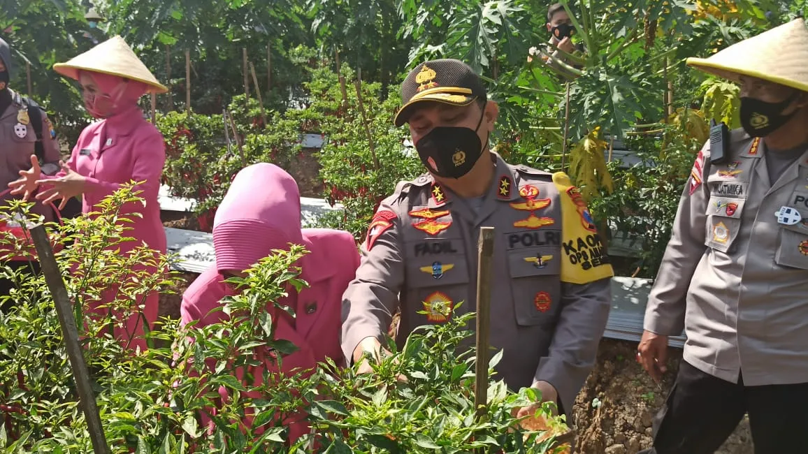 Pos Penjagaan Brimob di Resmikan Kapolda Jatim