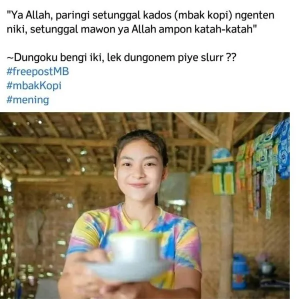 Gadis Cantik Jualan Kopi di Desa Viral, Dulu Pernah Kerja di Kafe