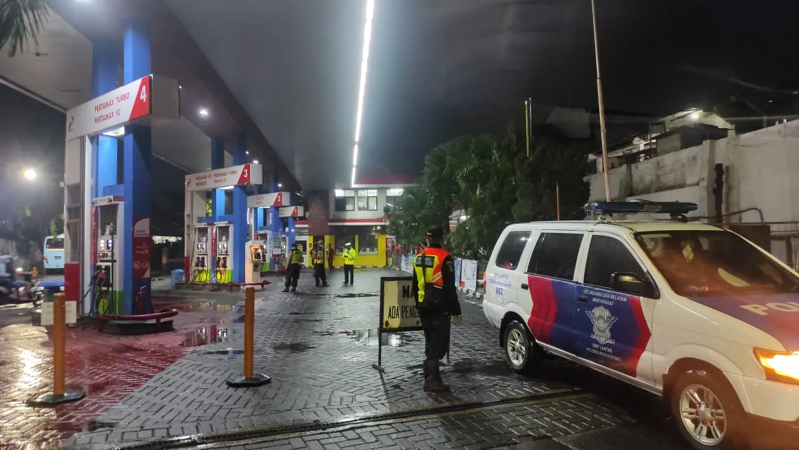 Beroperasi di Malam Tahun Baru, 2 SPBU di Surabaya Ditutup Paksa