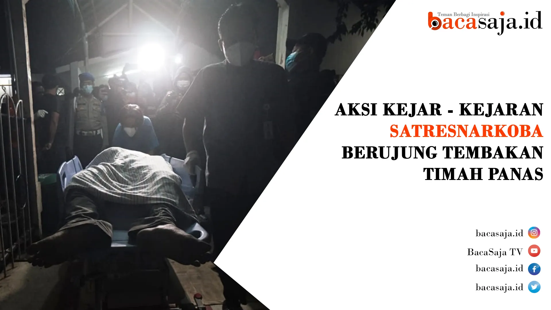 Video : Aksi Kejar-Kejaran Polisi VS Bandar Narkoba Yang Ditembak Mati