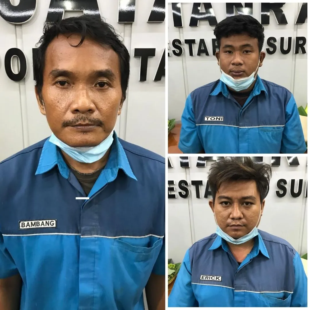 Tiga Pembobol Gudang di Simojawar Ditangkap