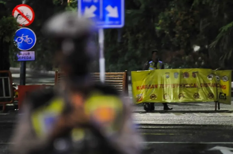 FOTO: Jalan Darmo dan Tunjungan Resmi Tutup