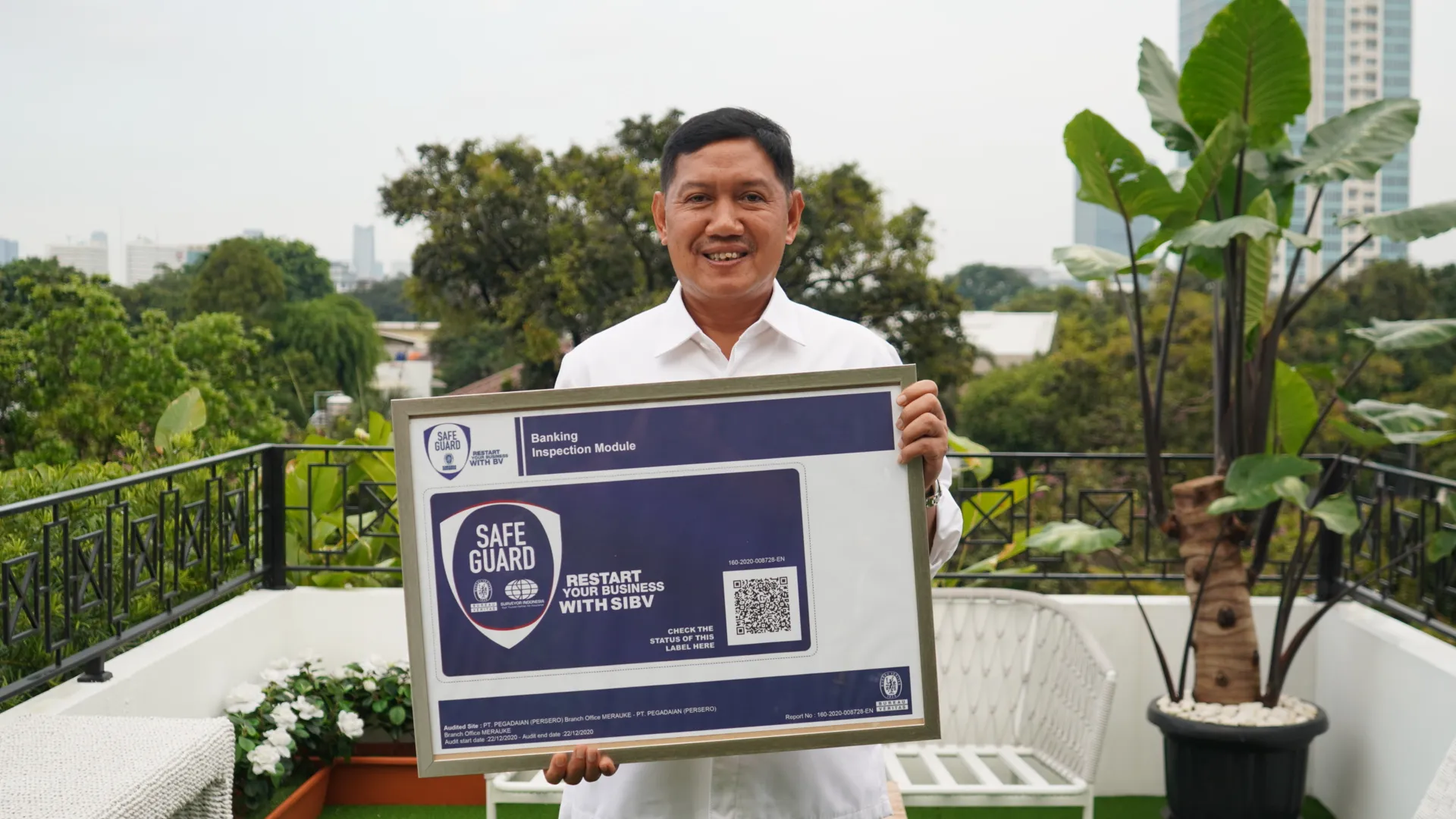 Konsisten Terapkan Prokes, 642 Cabang Pegadaian Raih SIBV Safe Guard