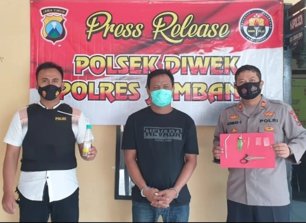 Bawa Narkoba ke Desa, Arek Mojokerto Tertangkap di Jombang
