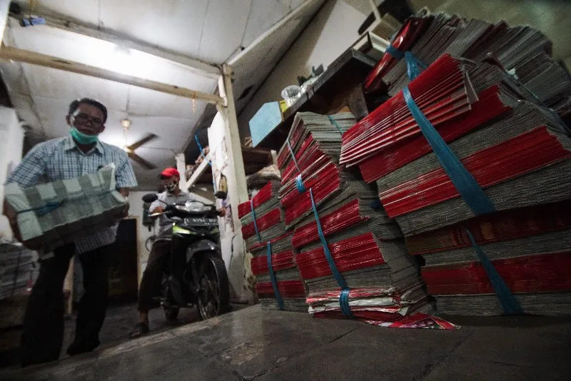 FOTO: Proses Penyelesaian Majalah Panjebar Semangat Warisan Dr. Soetomo