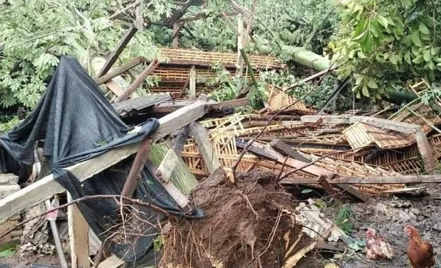 Puluhan Rumah dan Tempat Ibadah Rusak Diterpa Puting Beliung di Kediri