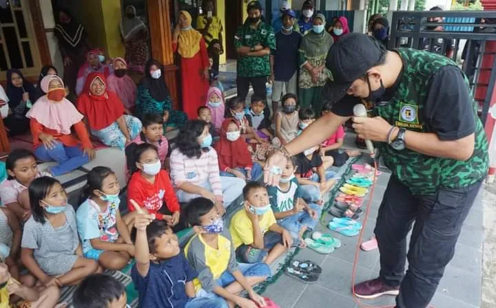 Anak-Anak Terdampak Banjir Jombang Diajak Ikut Trauma Healing