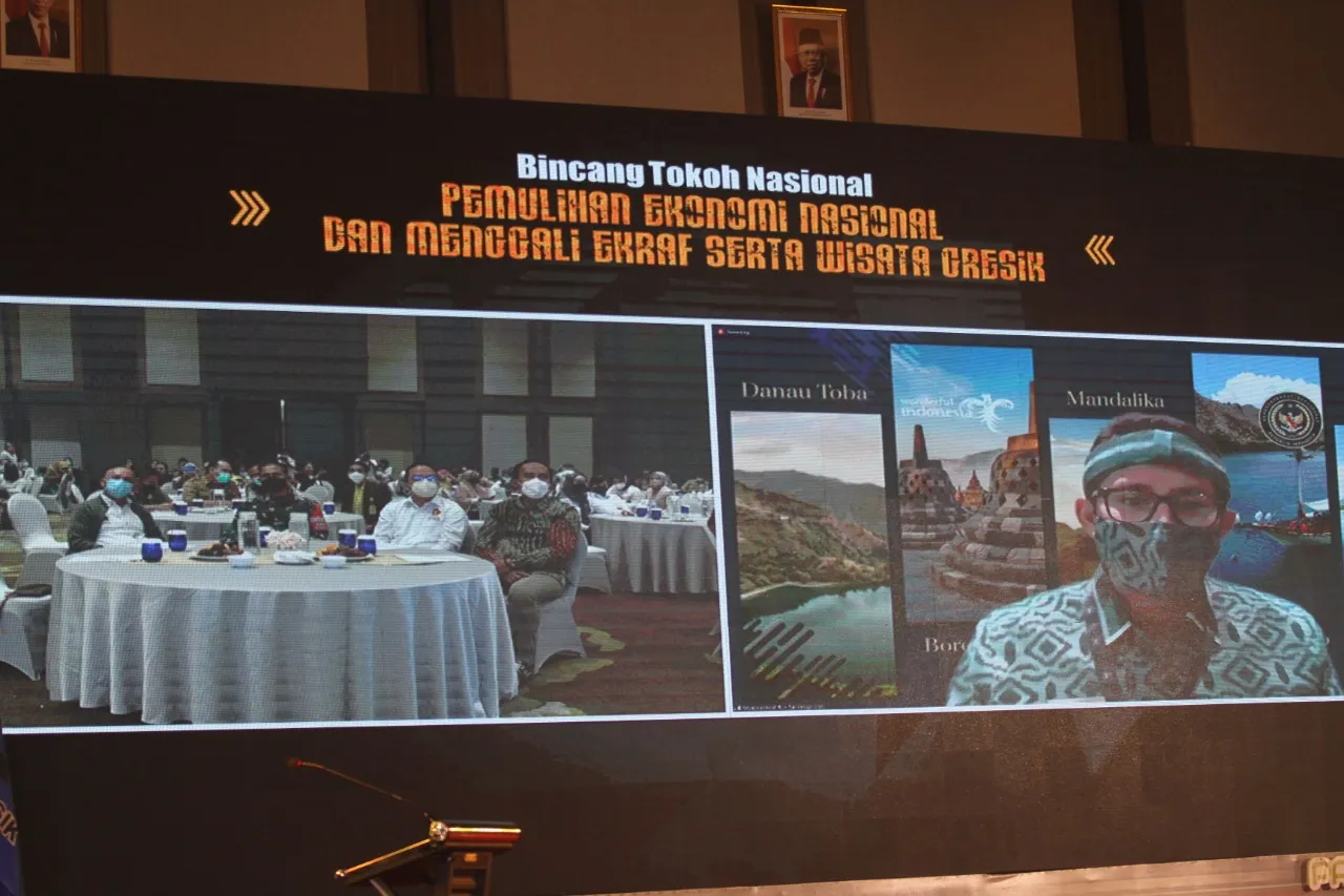 Menteri Sandiaga Uno Siap Bantu Kembangkan Potensi Wisata Gresik