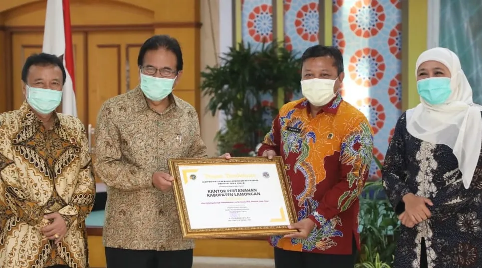 BPN Lamongan Raih Penghargaan Terkait PTSL, Begini Rahasianya