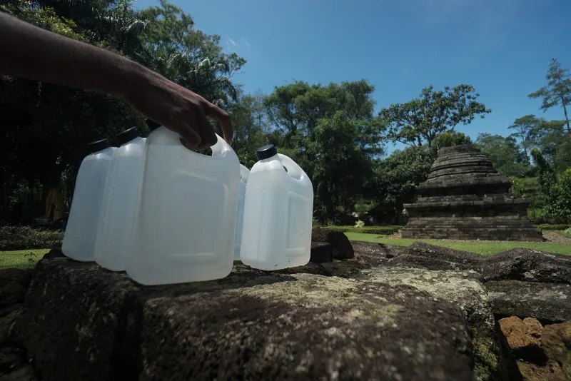 FOTO: Candi Sumberawan, Stupa Penjaga Air Suci