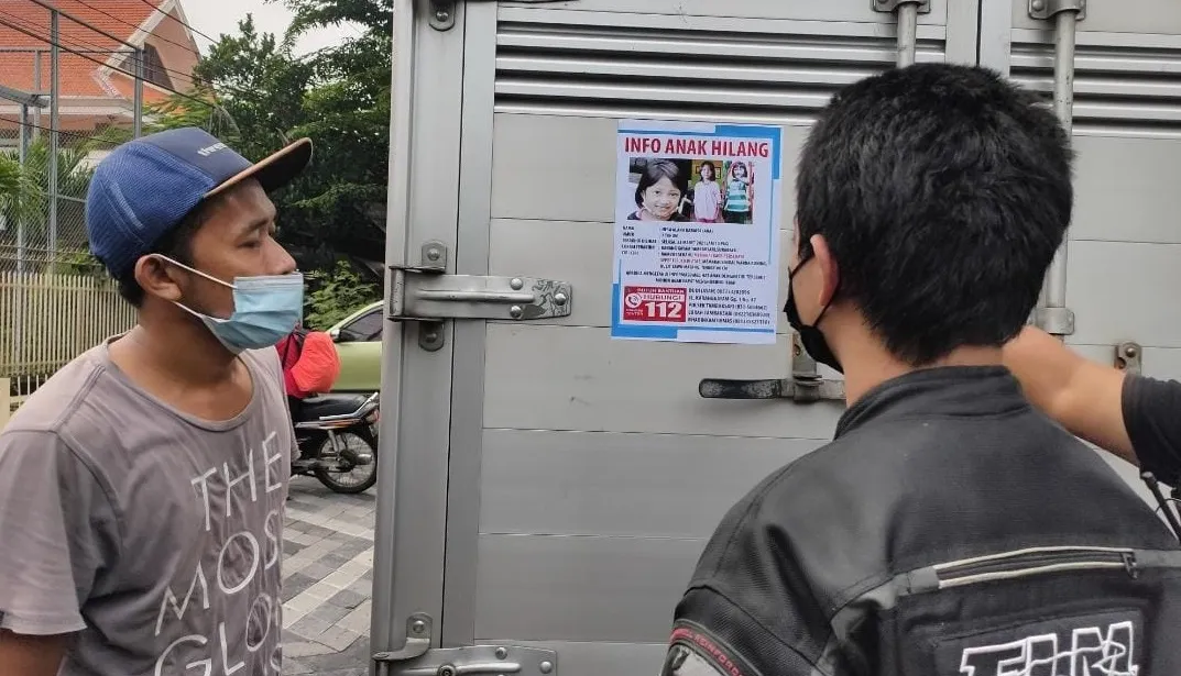 Pencarian Bocah Hilang, Tim Gabungan Surabaya Tempel Poster