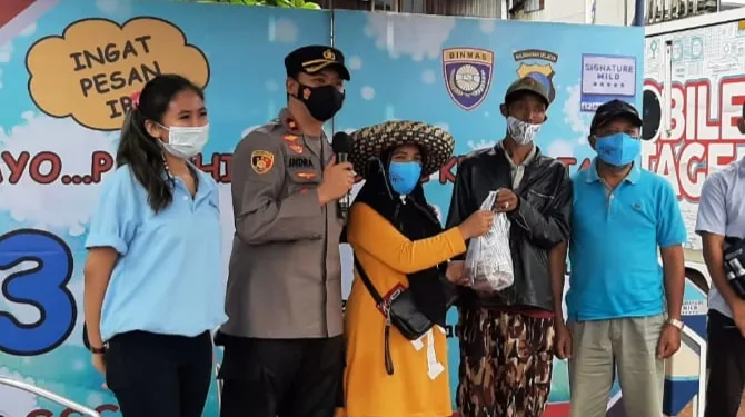 Tekan Covid-19, Ini Terobosan Polisi Banjarmasin Utara
