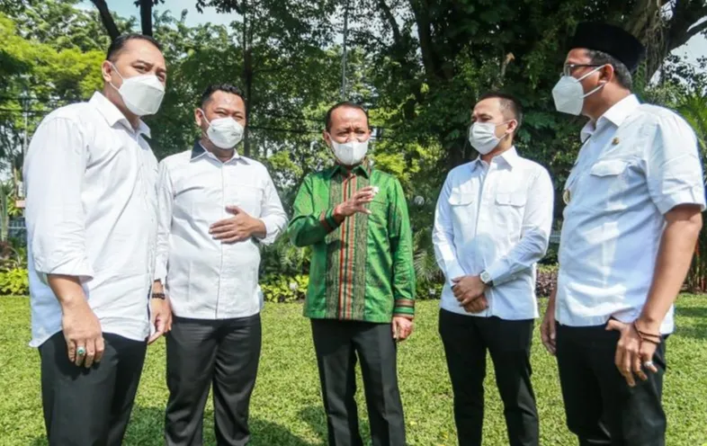 Genjot Investasi, Kepala BKPM Bertemu Trio Kepala Daerah di Surabaya