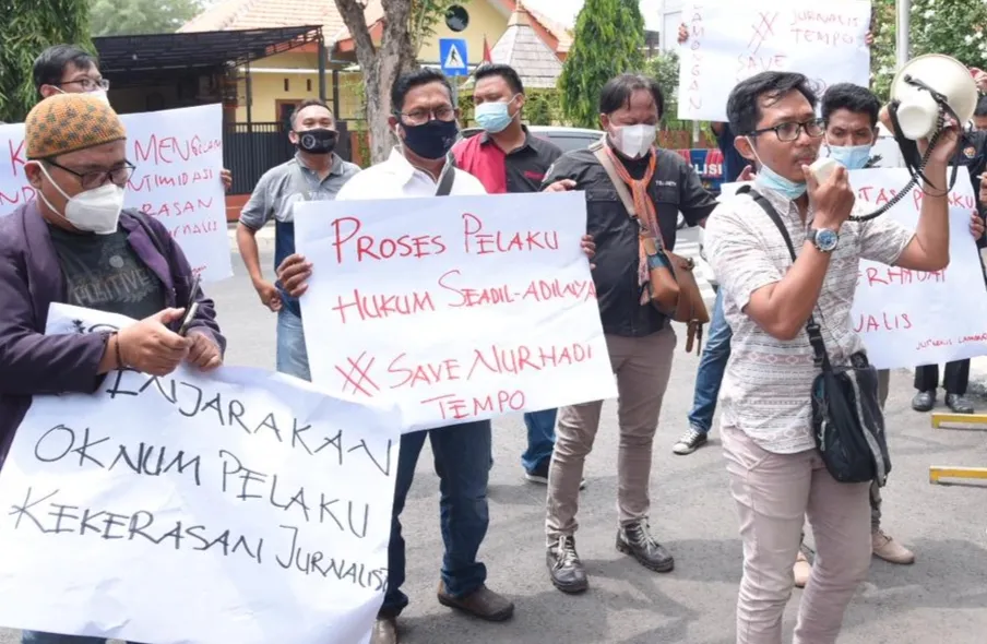 Polisi Dituntut Tindak Pelaku Kekerasan terhadap Wartawan Tempo