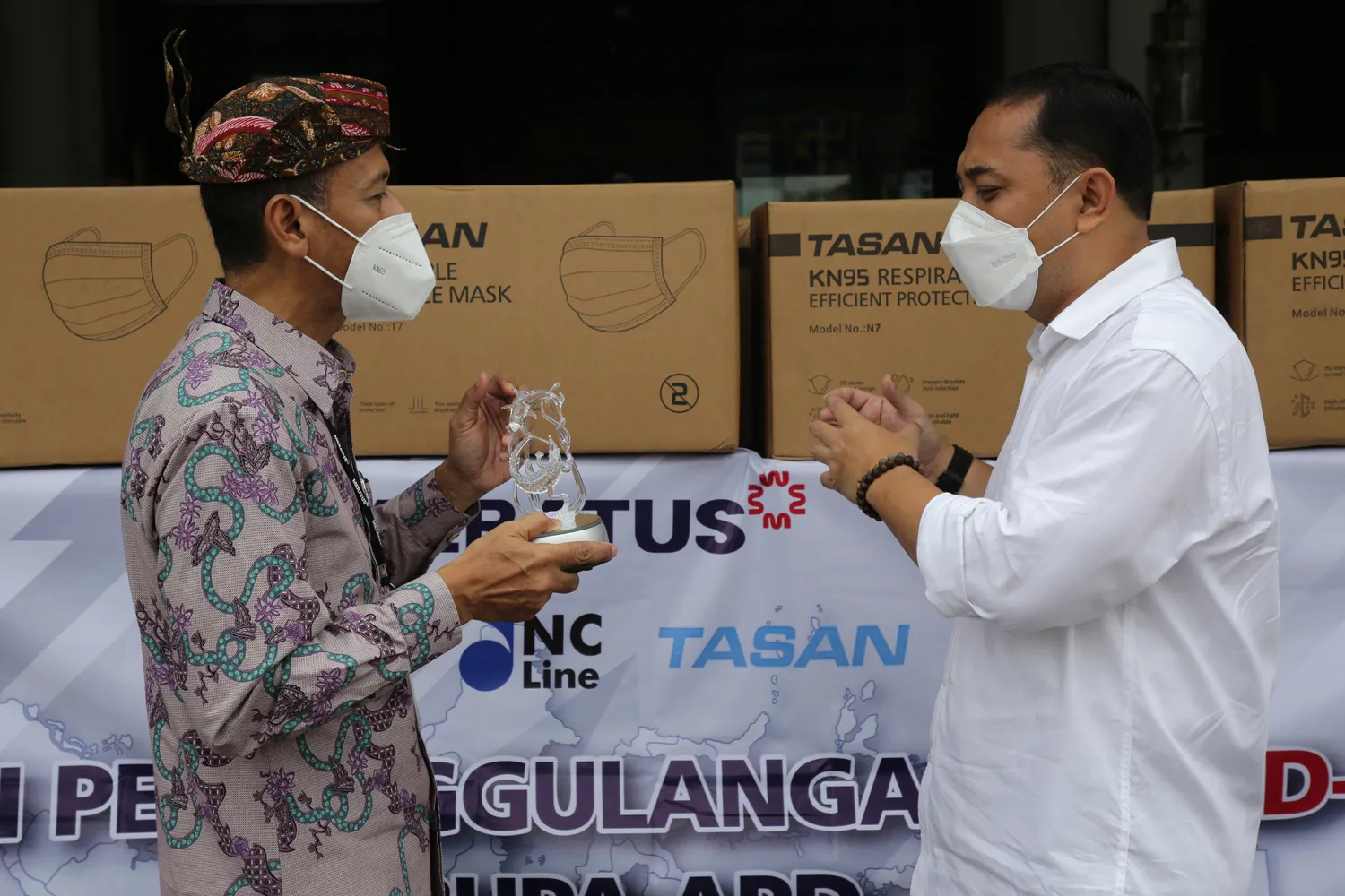 Pemkot Surabaya Terima Bantuan 141 Ribu APD dari PT Meratus