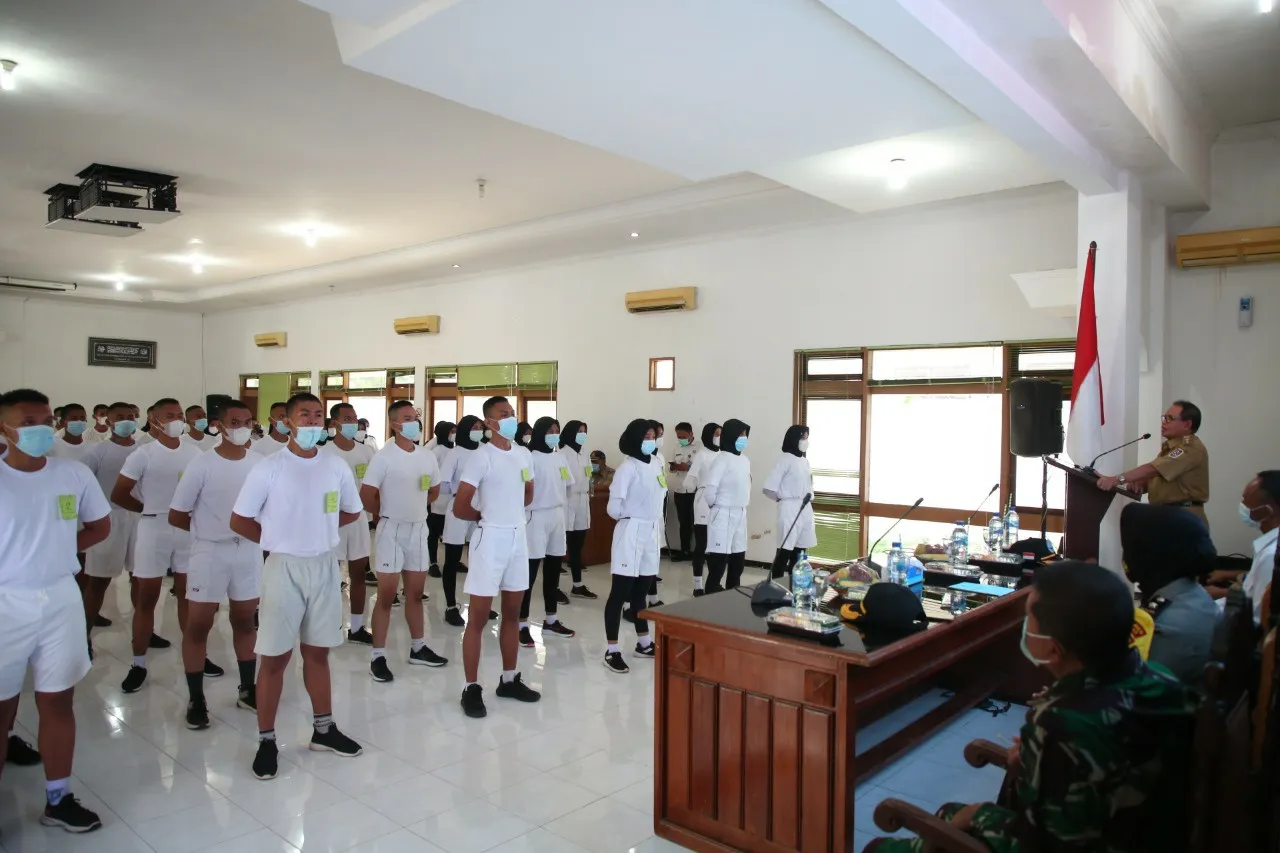 Sebagai Calon Paskibraka, 76 Pelajar Tuban Ikuti Pantukir