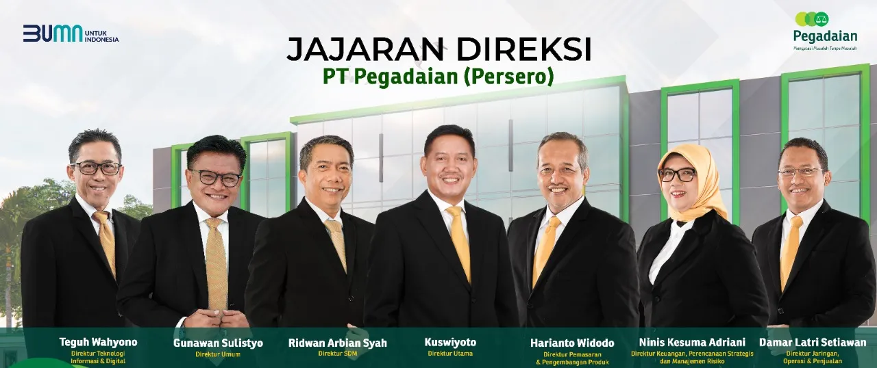 Menteri BUMN Tunjuk Ridwan Arbian Syah Jadi Direktur SDM Pegadaian