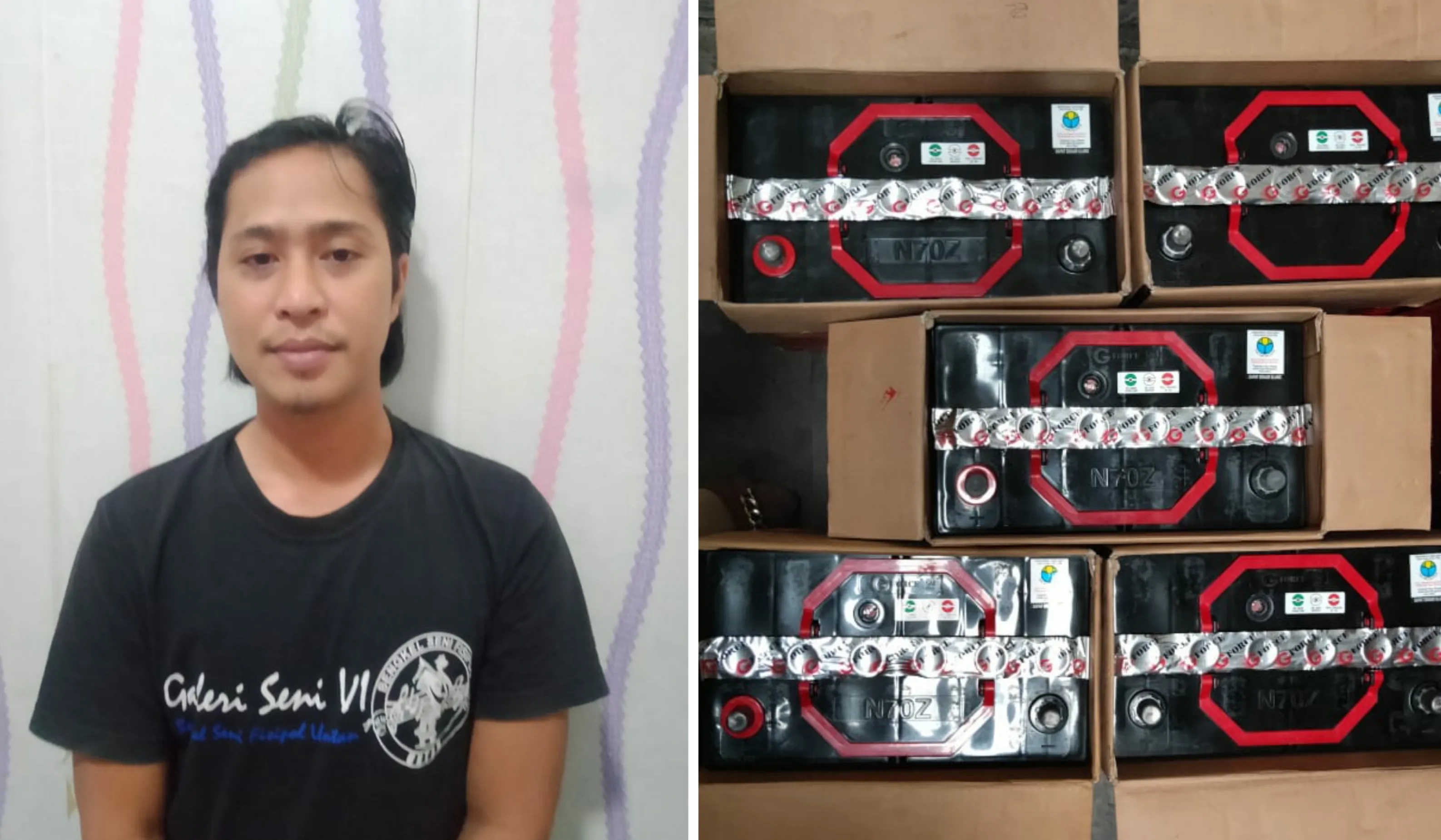 Curi 70 Aki Senilai Rp 50 Juta, Kepala Gudang Jadi Tersangka