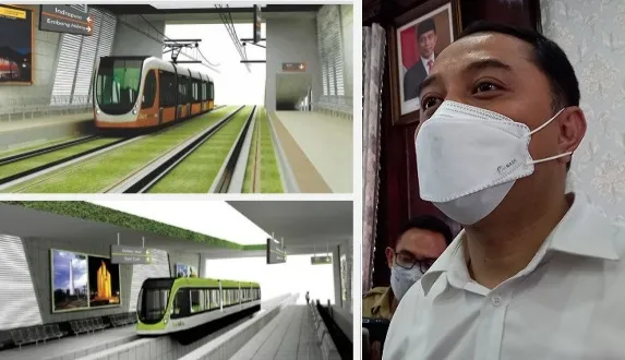 Dukung Pembangunan LRT, Eri Cahyadi: Ditawari Gubernur Jatim
