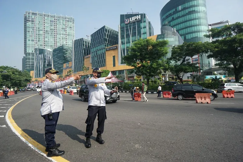 FOTO: Hari Pertama Penyekatan Larangan Mudik Lebaran