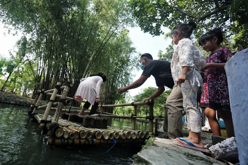 FOTO: Wisata Batas Kampung Cikal Bakal Icon Wisata