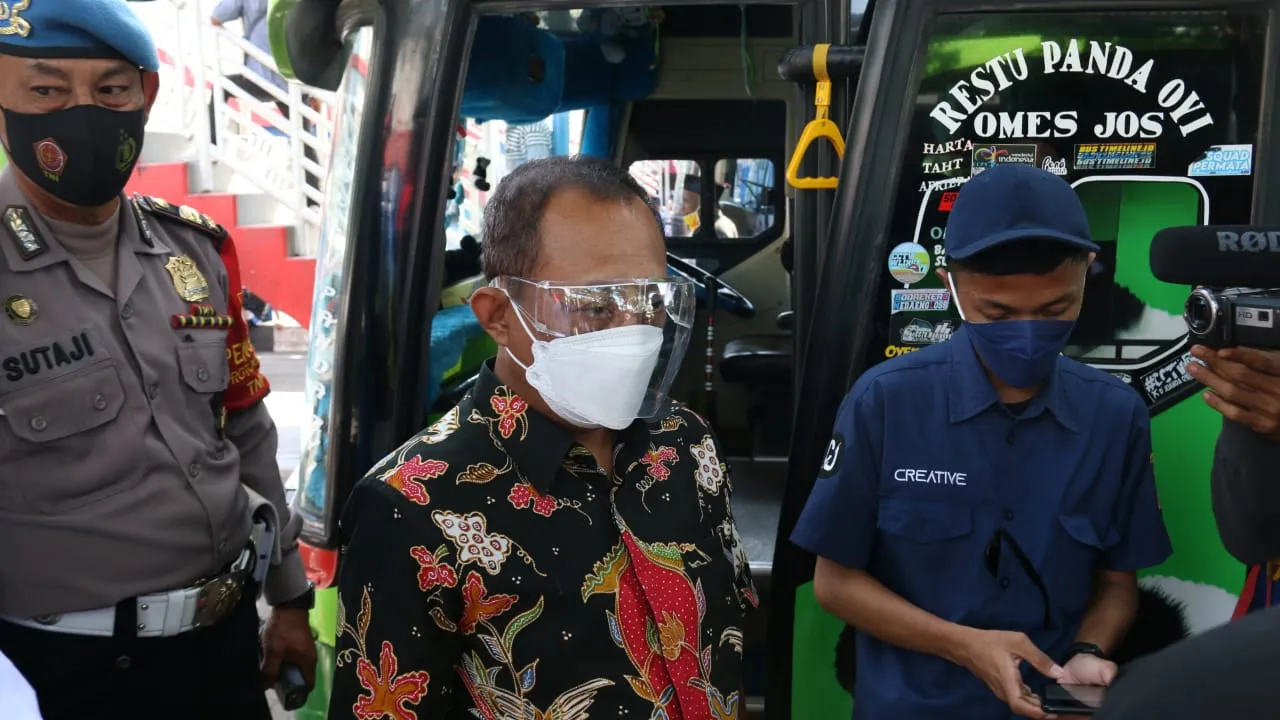 Usai Periksa Kesiagaan PT KAI, Cak Ji Cek Kesiapan Terminal Purabaya