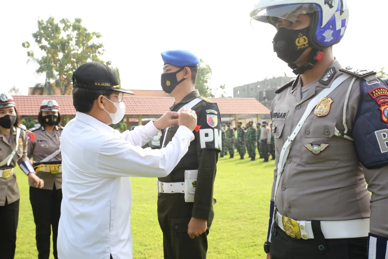 665 Personel Gabungan Diterjunkan di 4 Titik Penyekatan di Jombang