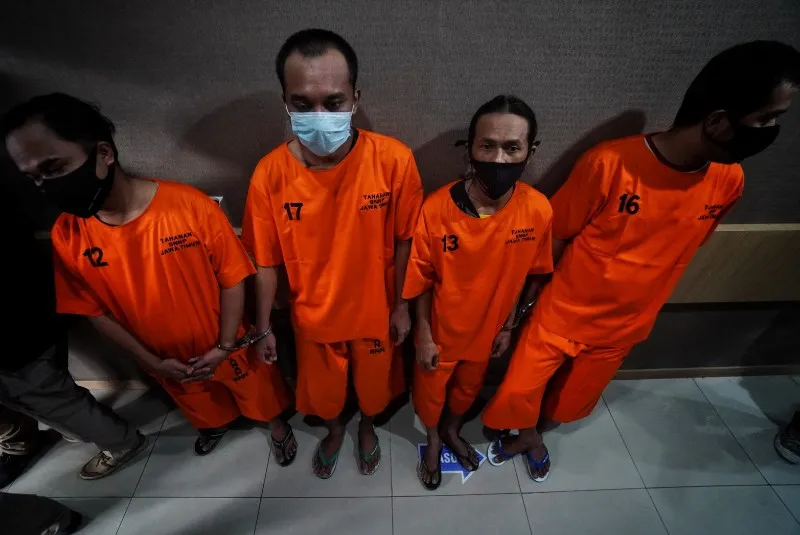 FOTO: BNNP Jatim Musnahkan Barang Bukti Sabu