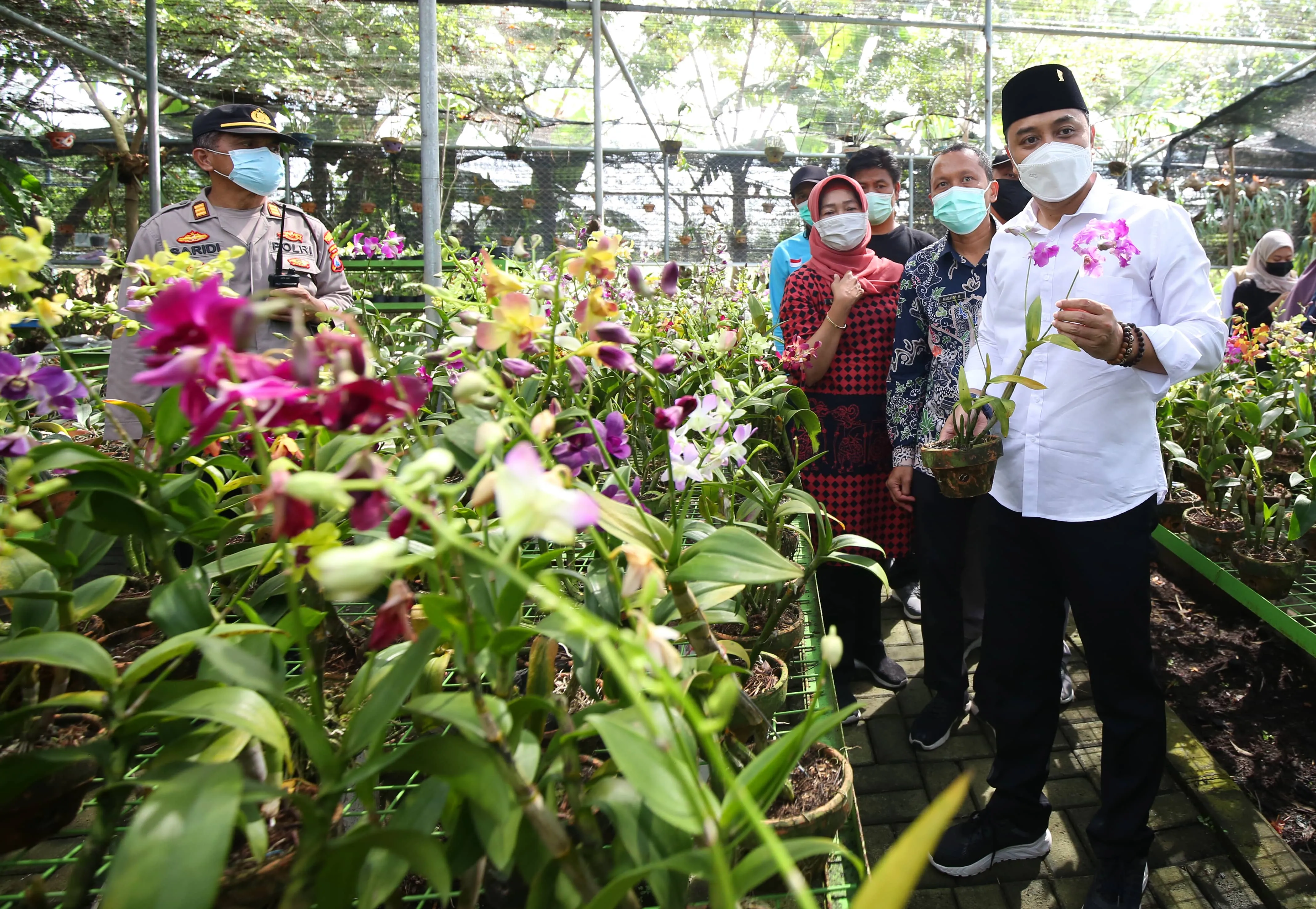 Eri Cahyadi Ingin Rumah Jamur dan Anggrek di Sememi Jadi Wisata Baru