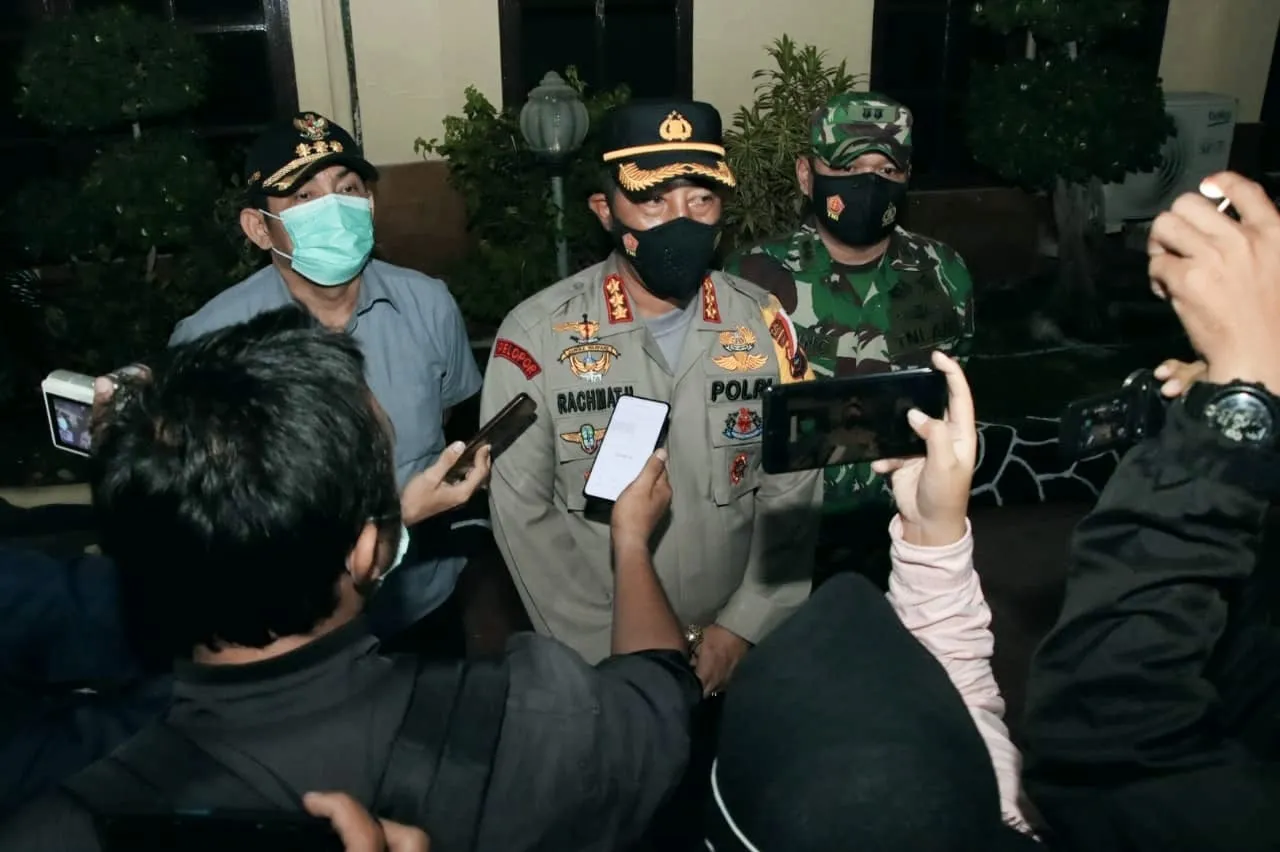 Kapolresta Banjarmasin Pimpin Langsung Patroli Malam Jelang PSU Pilgub Kals