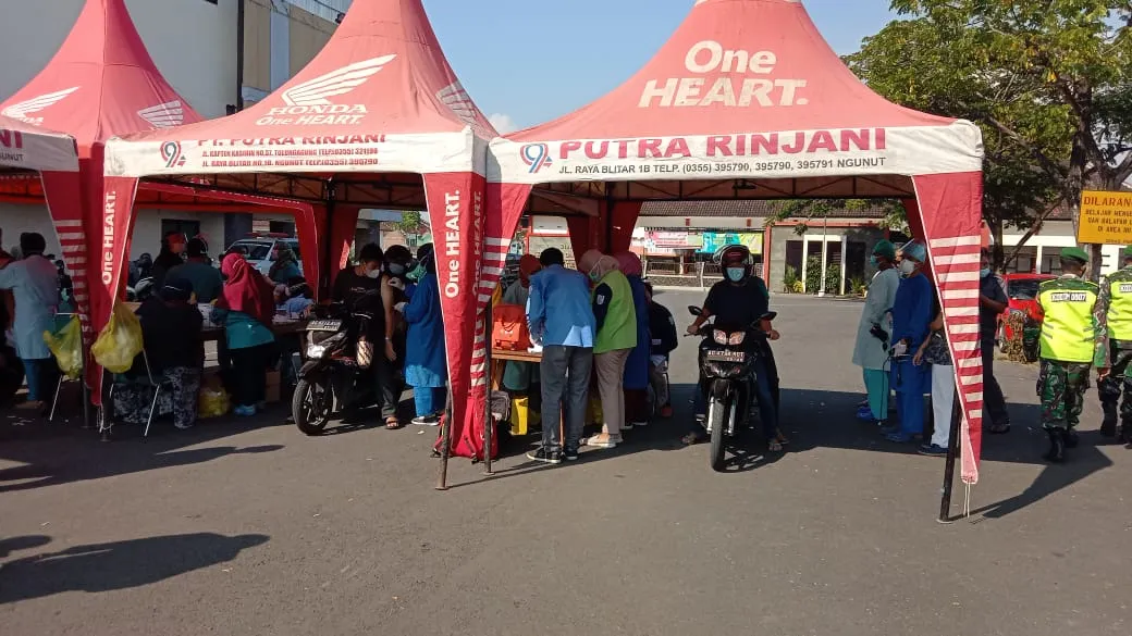 Putra Rinjani Tulungagung Bantu Sukseskan Vaksinasi Covid-19