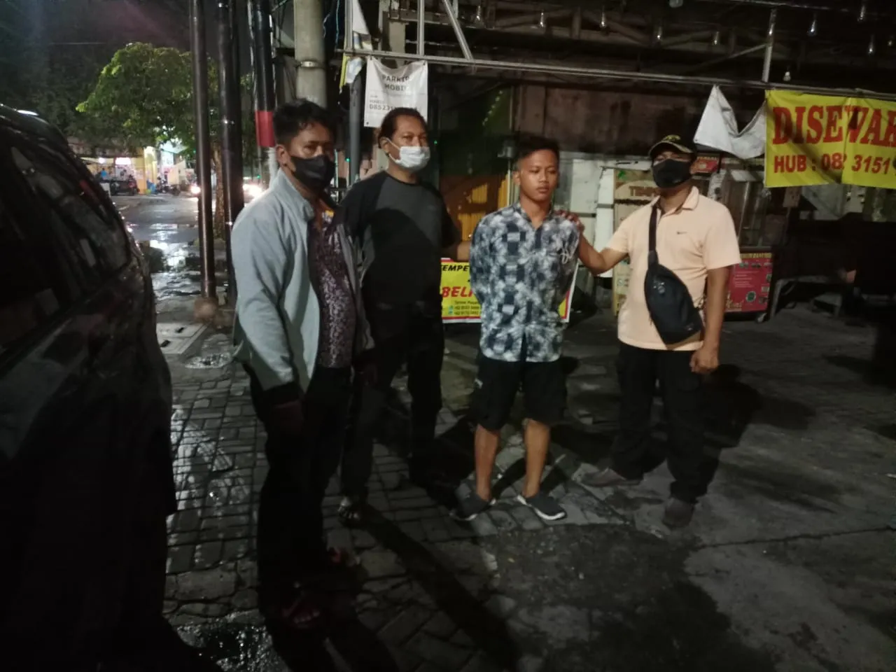 Kompak Curi Motor, Dua Sahabat Babak Belur Dihajar Warga