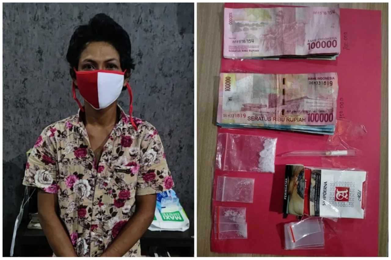 Bukannya Didatangi Pembeli, Pengedar Sabu Ini Malah Dijemput Polisi