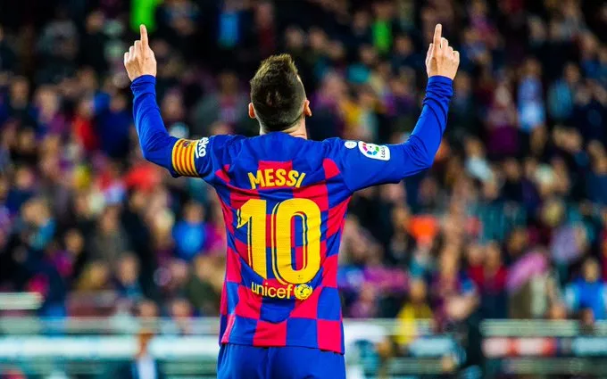 Penyerang FC Barcelona Lionel Messi. (Twitter @FCBarcelona)