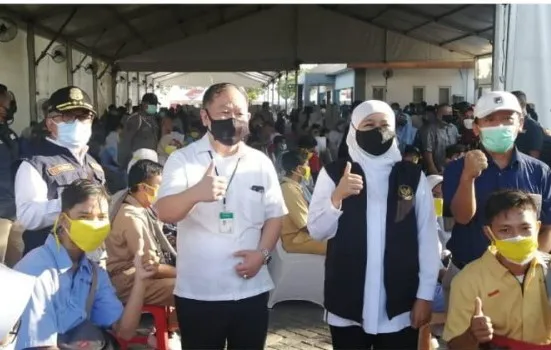 26.117 Buruh se-Jatim Ajukan Permohonan Vaksinasi Covid-19, Pemprov Target 2.500 Dosis per Hari
