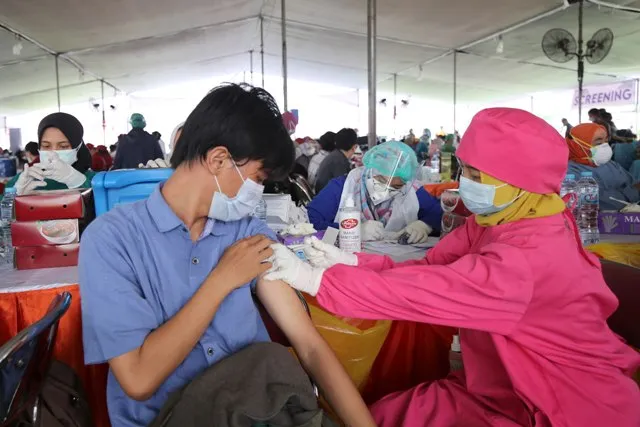 Ada yang Baru 7 Persen, Ini 5 Daerah Terendah Vaksinasi Covid-19 Dosis Pertama di Jatim