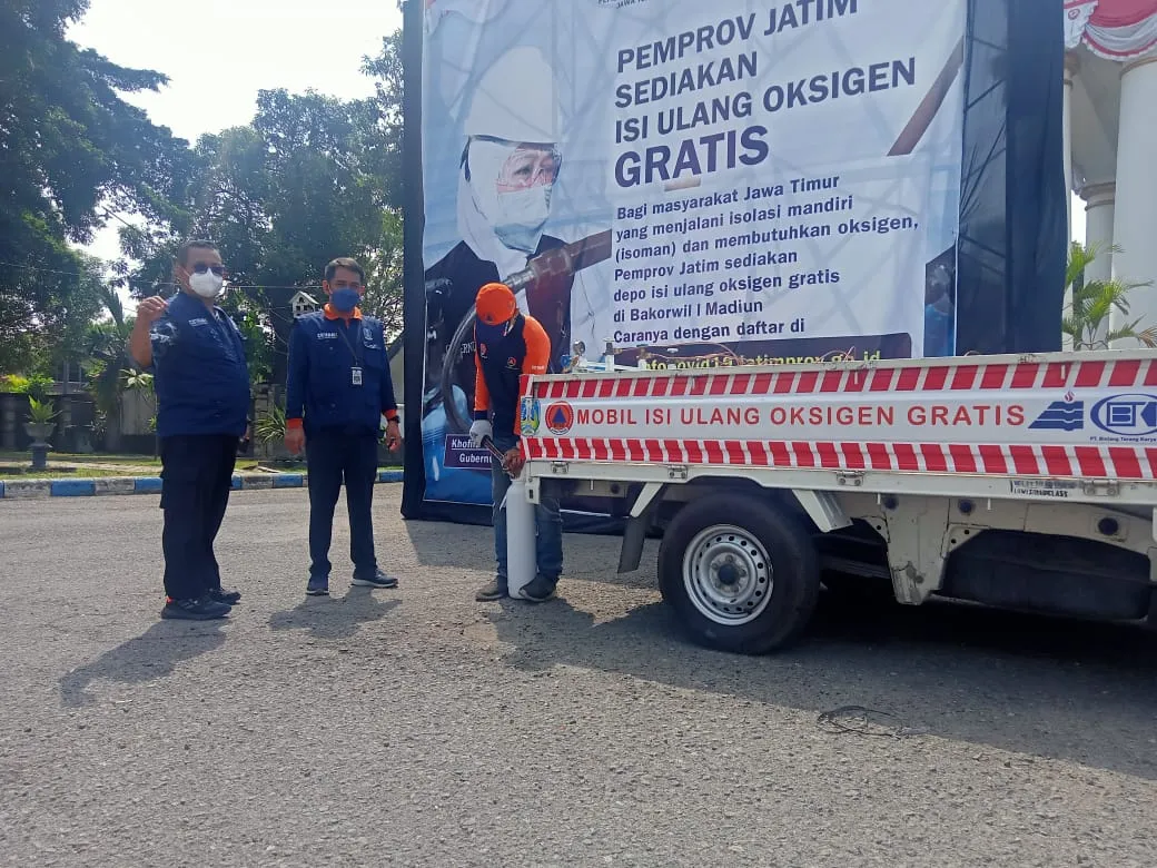 Pemprov Jatim Luncurkan Mobil Reaksi Cepat Layanan Oksigen Gratis, Lebih Cepat Jangkau Warga pada Kondisi Darurat