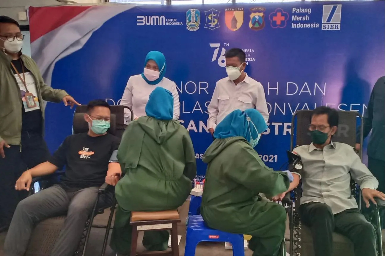 Ketua DPRD Surabaya Ajak Ketum Kadin Kota Pahlawan Donor Plasma Konvalesen