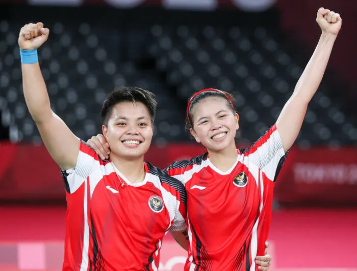 Pasangan Greysia Polii/Apriyani Rahayu. (bwfbadminton)